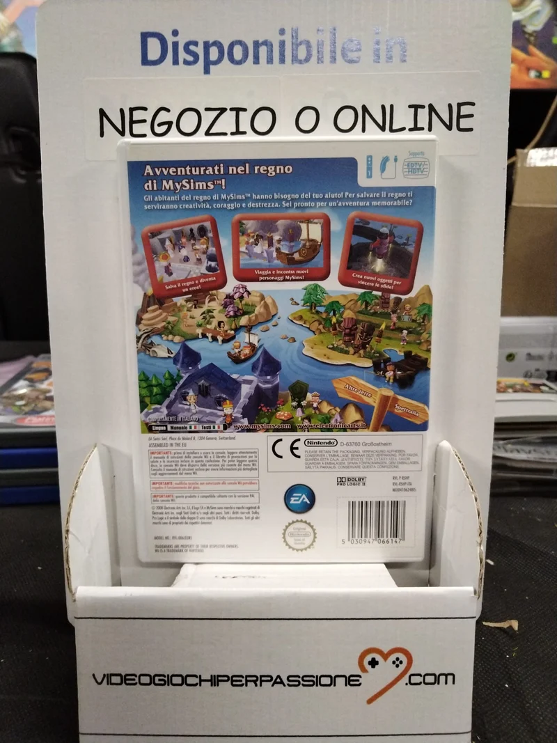 MY SIMS KINGDOM c'era una volta..... NINTENDO WII (usato)(versione ita.)