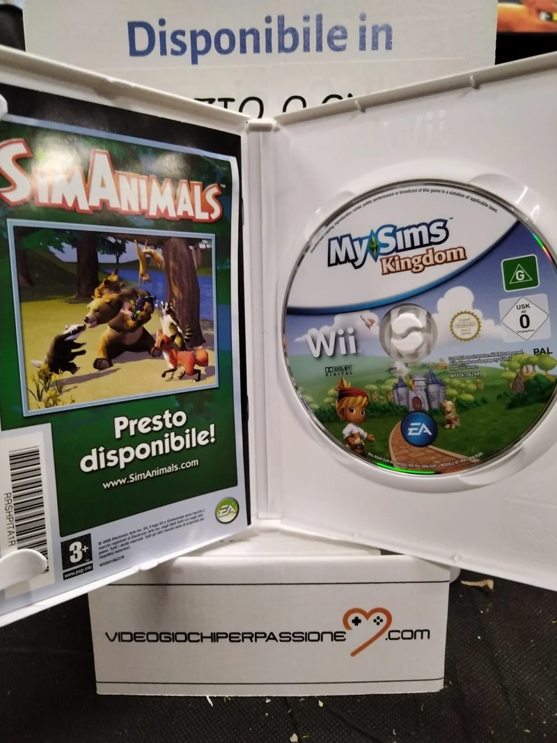 MY SIMS KINGDOM c'era una volta..... NINTENDO WII (usato)(versione ita.)