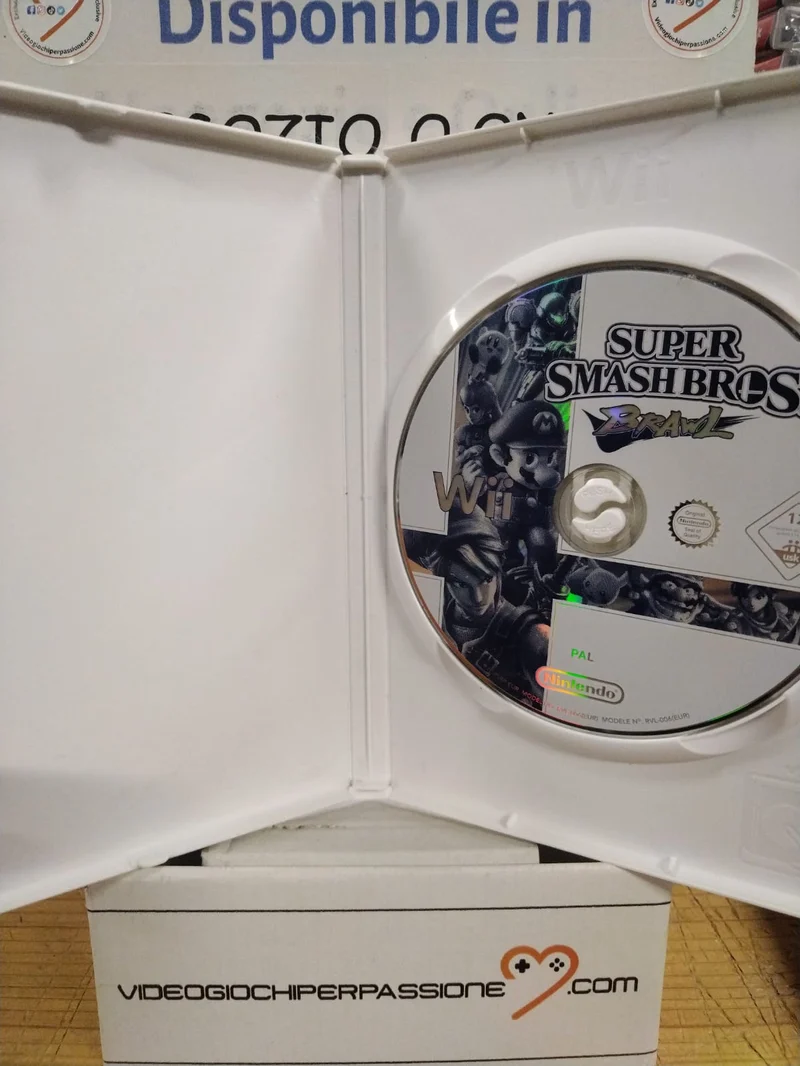 SUPER SMASH BROS. BRAWL NINTENDO WII (usato)(versione ita.)(senza manuale)