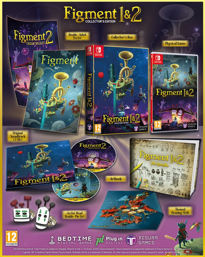 Figment 1 & 2 Collector's Edition Nintendo Switch Edizione Europea (Versione su Scheda)