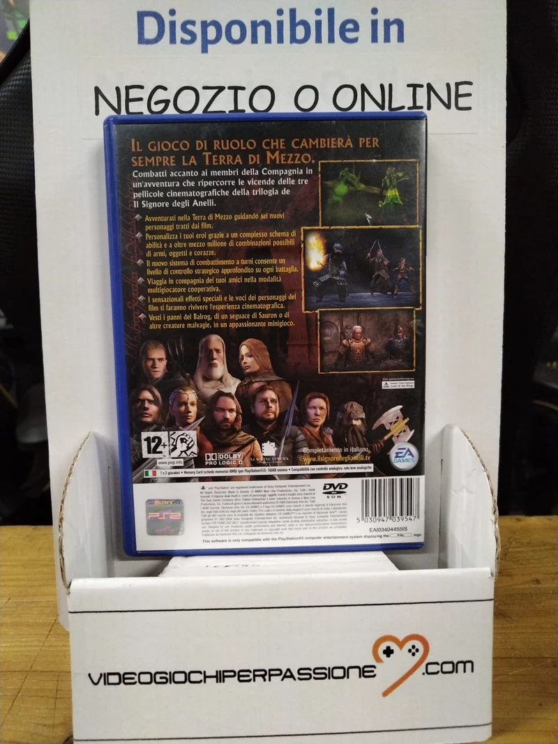 IL SIGNORE DEGLI ANELLI -LA TERZA ERA- PS2 (usato garantito)(versione italiana)