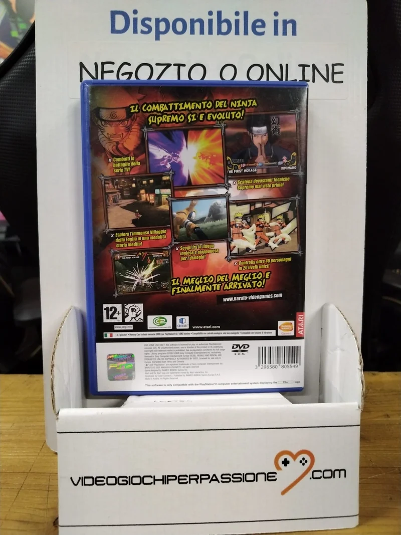 NARUTO ULTIMATE NINJA 3 PS2 (usato garantito)(versione italiana)