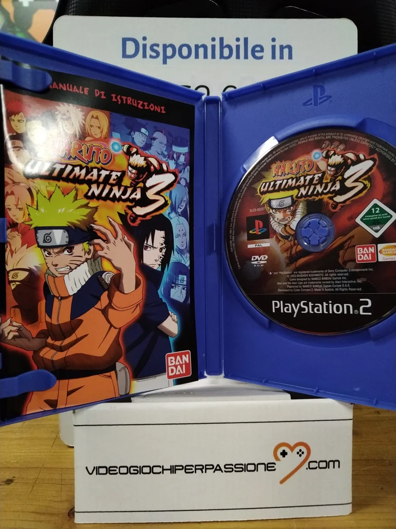 NARUTO ULTIMATE NINJA 3 PS2 (usato garantito)(versione italiana)