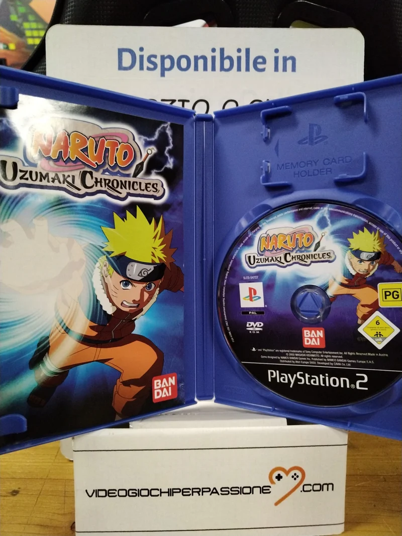 NARUTO UZUMAKI CHRONICLES PS2 (usato garantito)(versione italiana)