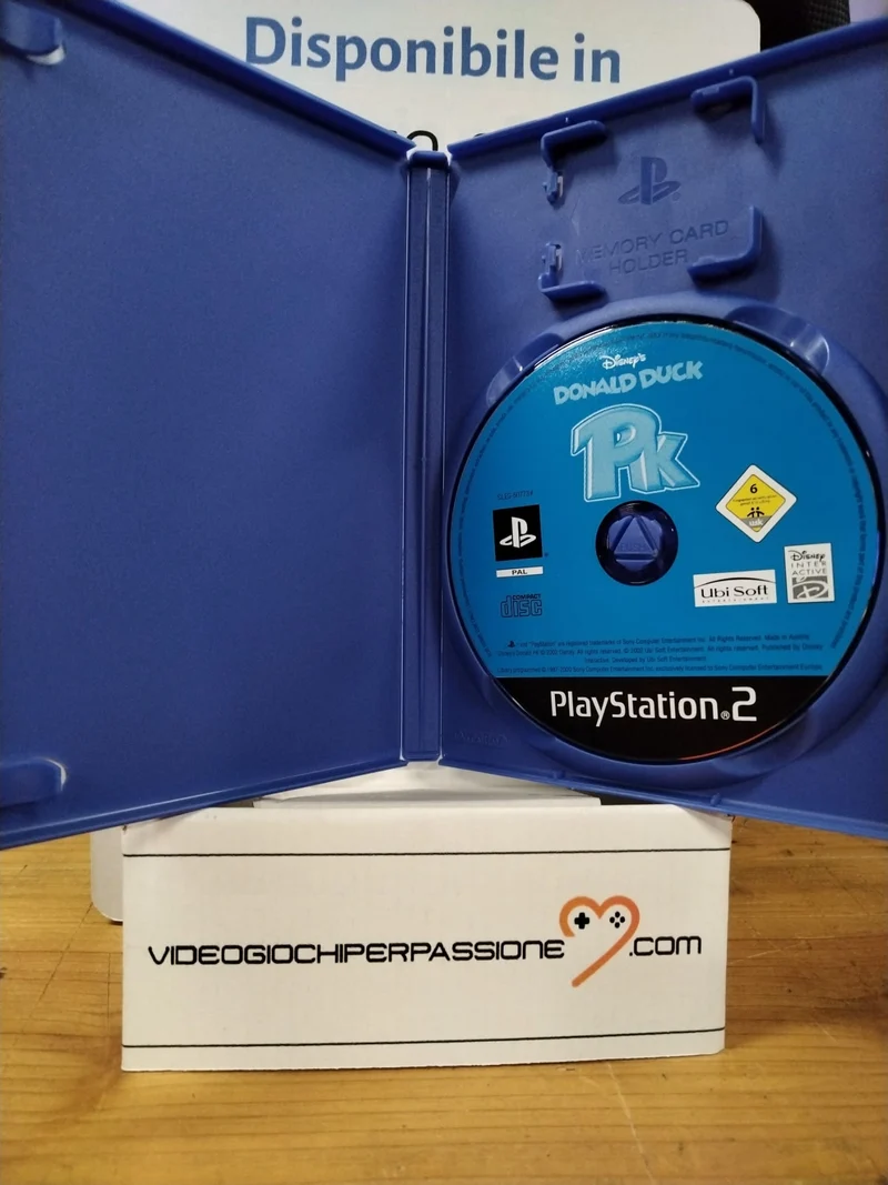DISNEY PAPERINO-CHI E PK? PS2 (usato garantito)(versione italiana)