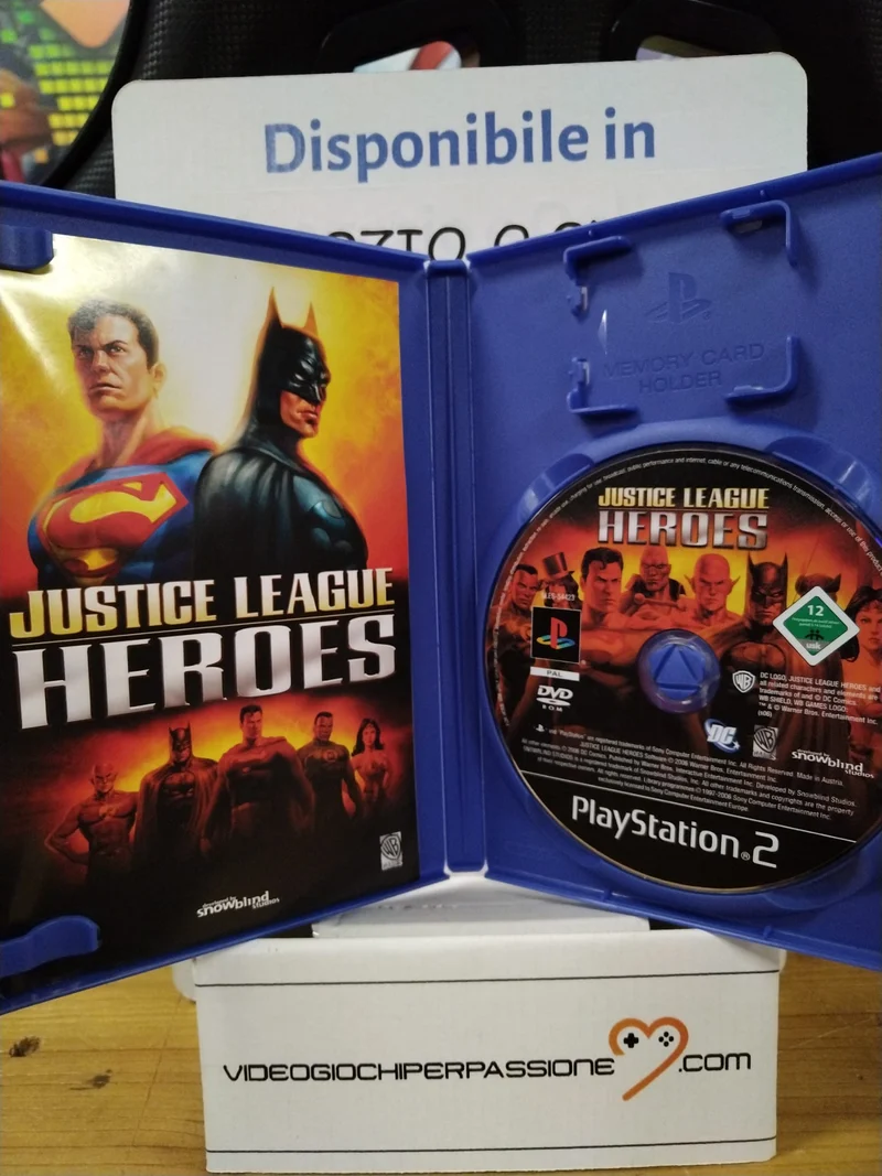 JUSTICE LEAGUE HEROES PS2 (usato garantito)(versione italiana)