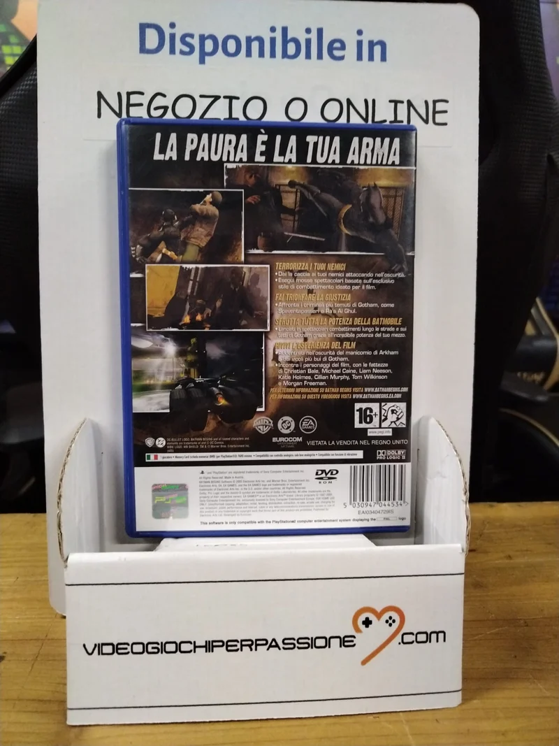 BATMAN BEGINS PS2 (usato garantito)(versione italiana)
