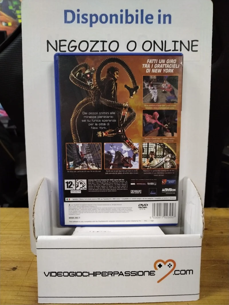 SPIDER-MAN 2 PS2 (usato garantito)(versione italiana)