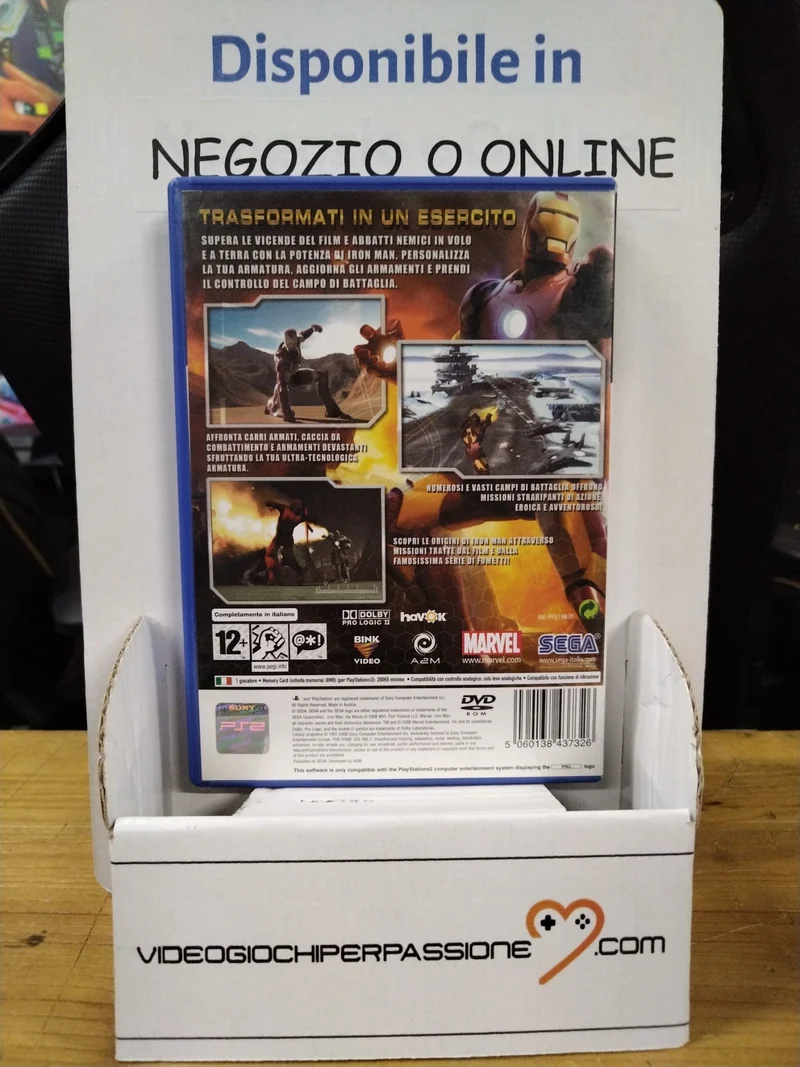 IRON MAN PS2 (usato garantito)(versione italiana)