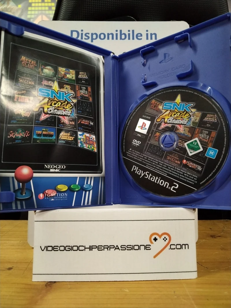SNK ARCADE CLASSICS VOL.1 PS2 (usato garantito)(versione italiana)