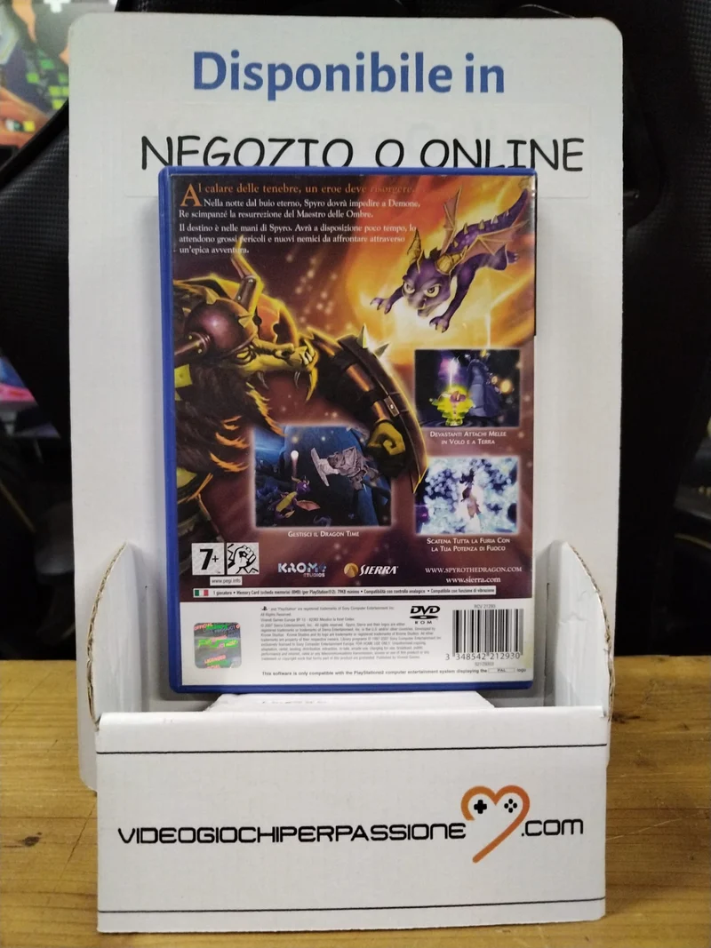 THE LEGEND OF SPYRO THE ETERNAL NIGHT PS2 (usato garantito)(versione italiana)