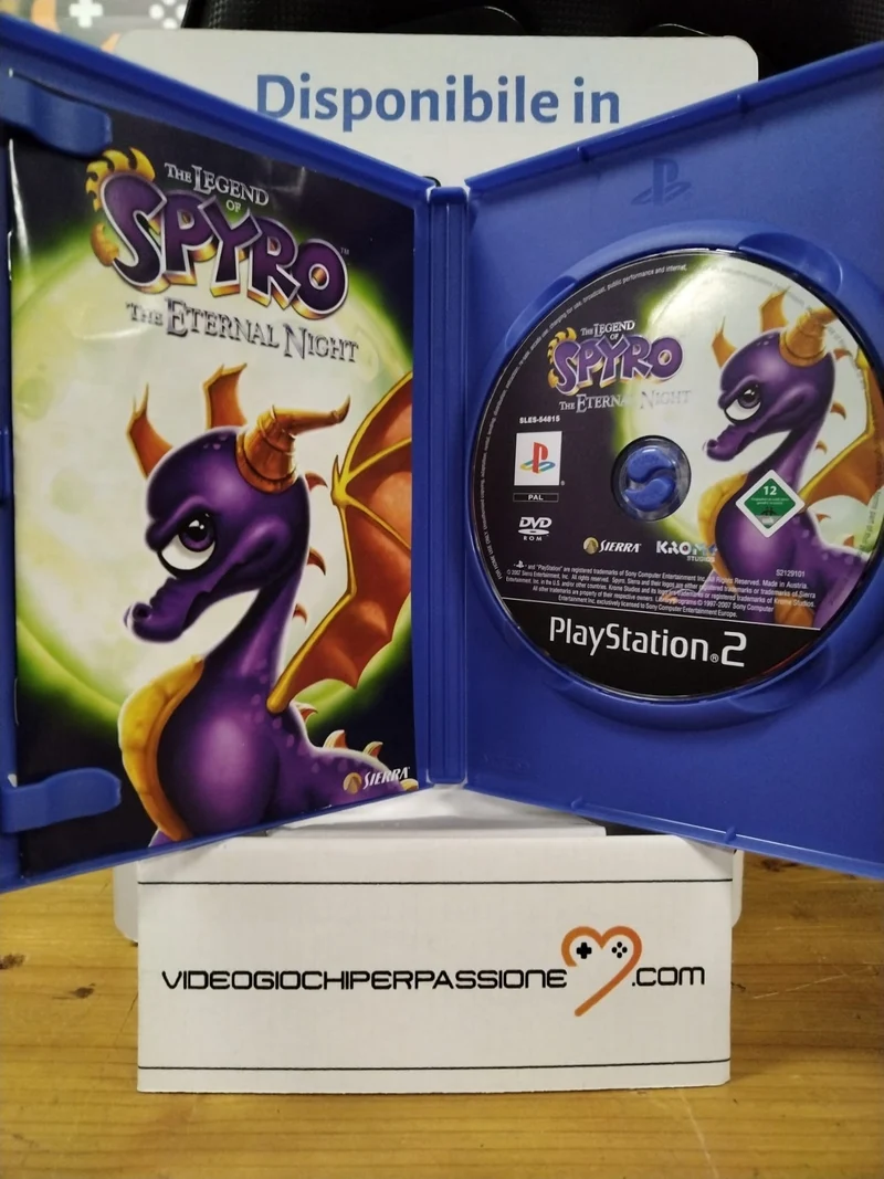 THE LEGEND OF SPYRO THE ETERNAL NIGHT PS2 (usato garantito)(versione italiana)