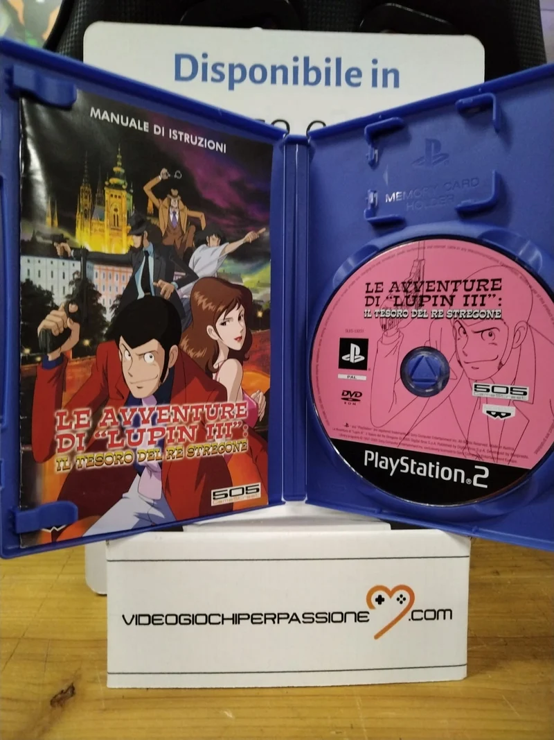 LE AVVENTURE DI LUPIN 3- IL TESORO DEL RE STREGONE- PS2 (usato garantito)(versione italiana)