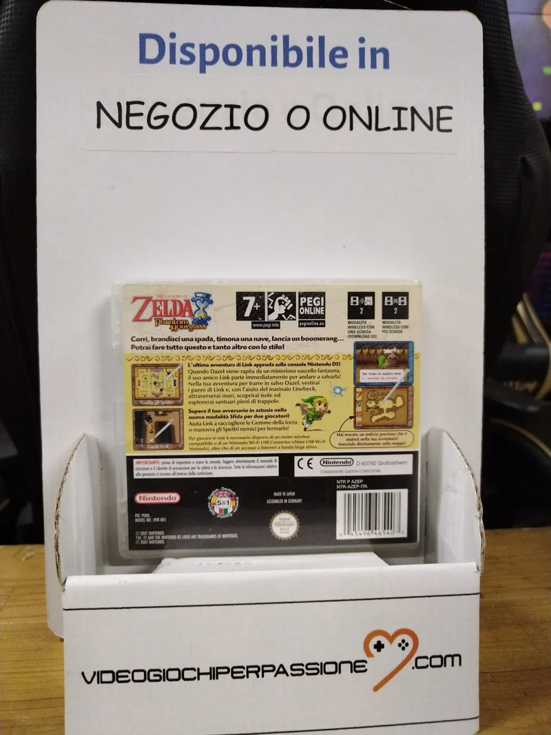 THE LEGEND OF ZELDA: PHANTOM HOURGLASS NINTENDO DS (versione italiana, usato garantito)