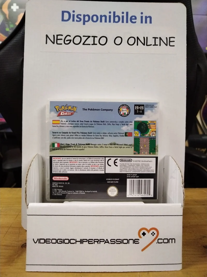 POKEMON DASH NINTENDO DS (versione europea. usato garantito)