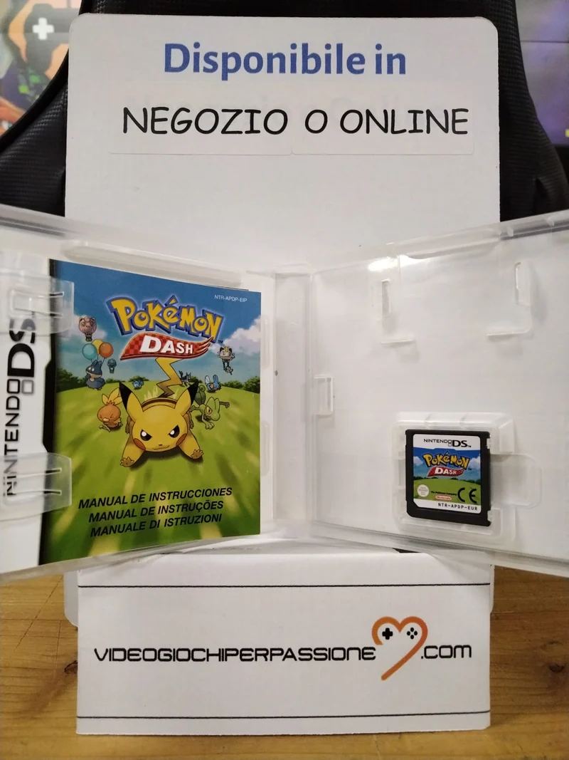 POKEMON DASH NINTENDO DS (versione europea. usato garantito)