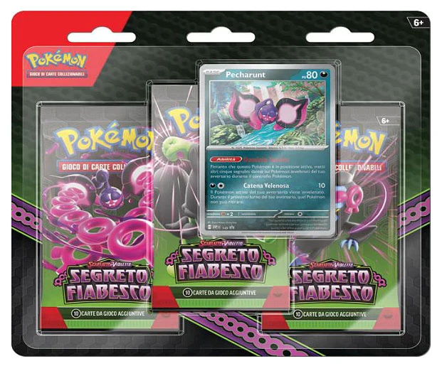 Pokemon Segreto Fiabesco Blister 3 Buste + 1 Card Edizione Italiana
