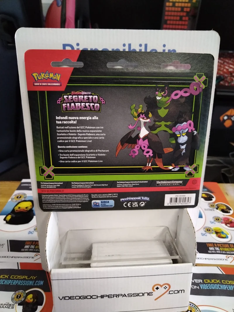 Pokemon Segreto Fiabesco Blister 3 Buste + 1 Card Edizione Italiana