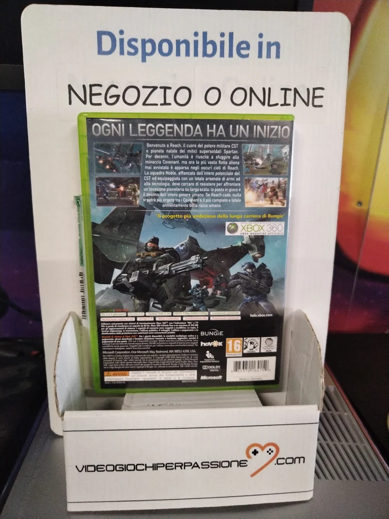 HALO REACH XBOX 360(usato garantito) VERSIONE ITA.