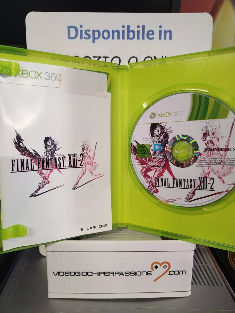 FINAL FANTASY XIII-2 XBOX 360- USATO VERSIONE ITA.