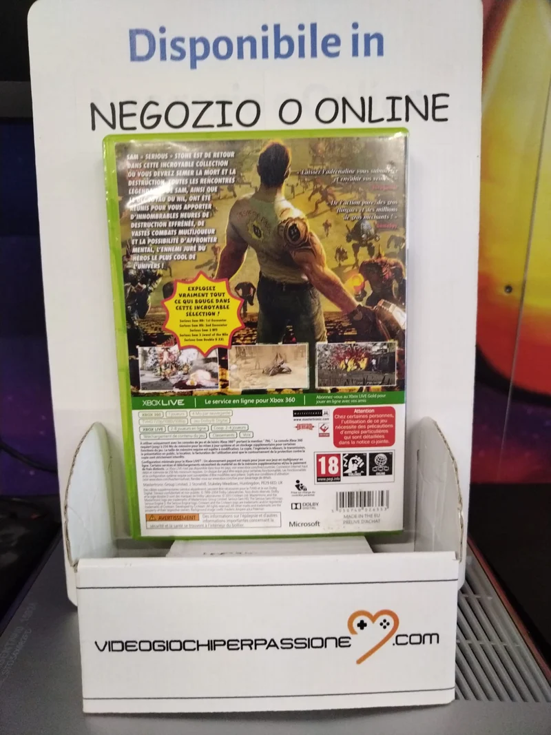 THE SERIOUS SAM COLLECTION XBOX 360 (versione SPA.)(usato)