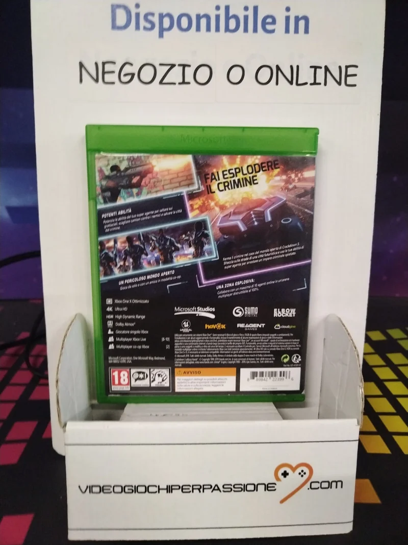 CRACKDOWN 3 XBOX ONE VERSIONE ITA.(usato garantito)