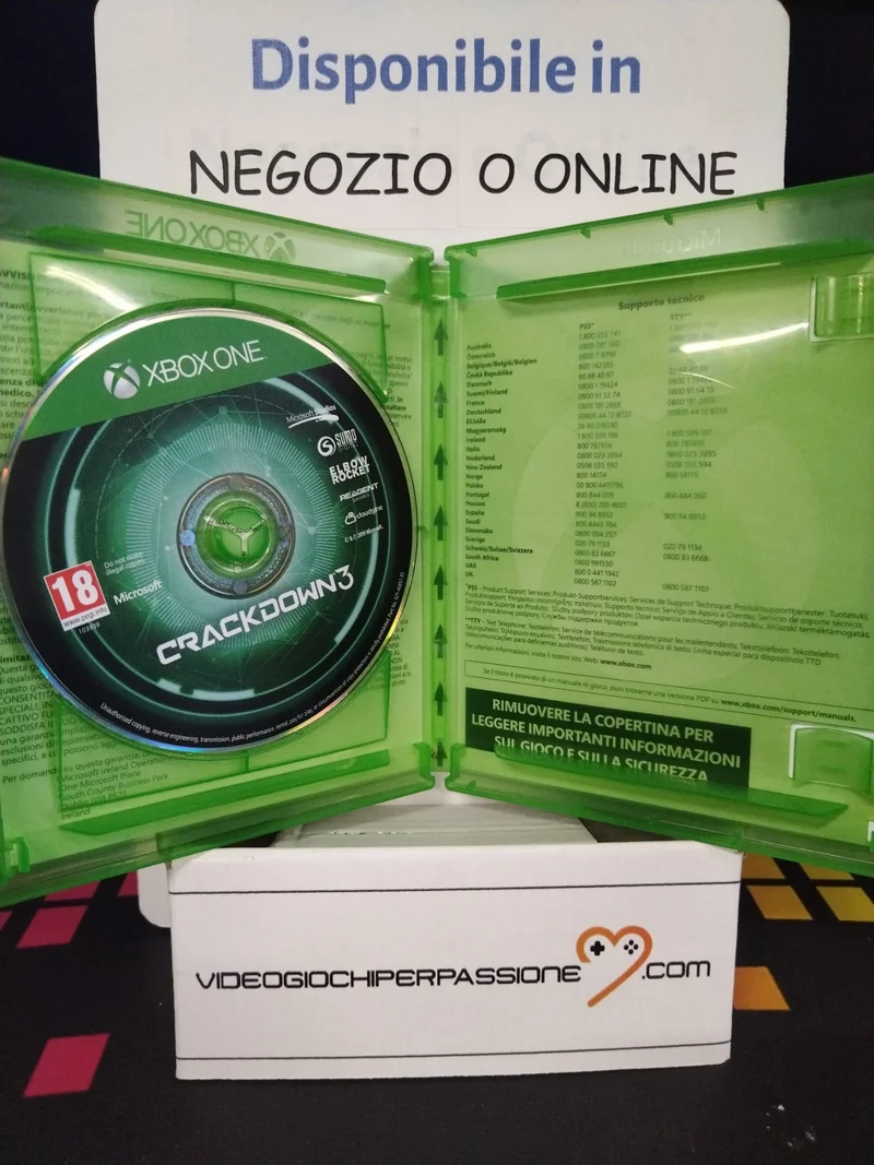 CRACKDOWN 3 XBOX ONE VERSIONE ITA.(usato garantito)