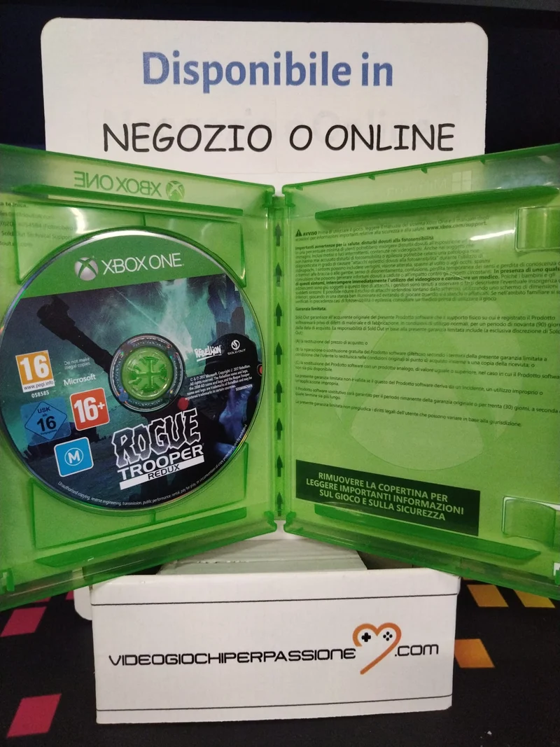 ROGUE TROOPER REDUX XBOX ONE VERSIONE ITA.(usato garantito)