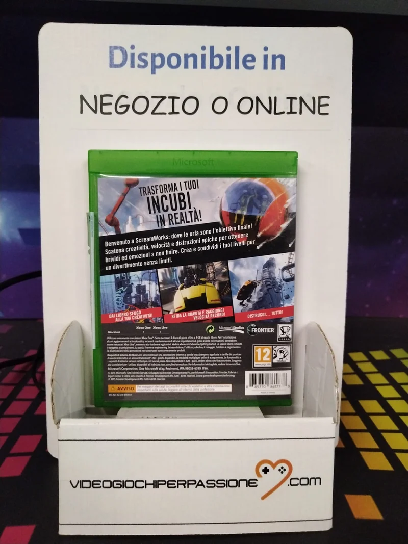 SCREAMRIDE XBOX ONE VERSIONE ITA.(usato garantito)