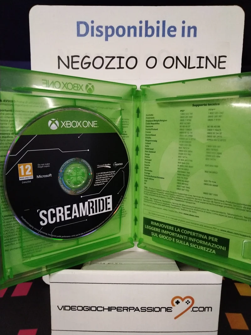 SCREAMRIDE XBOX ONE VERSIONE ITA.(usato garantito)