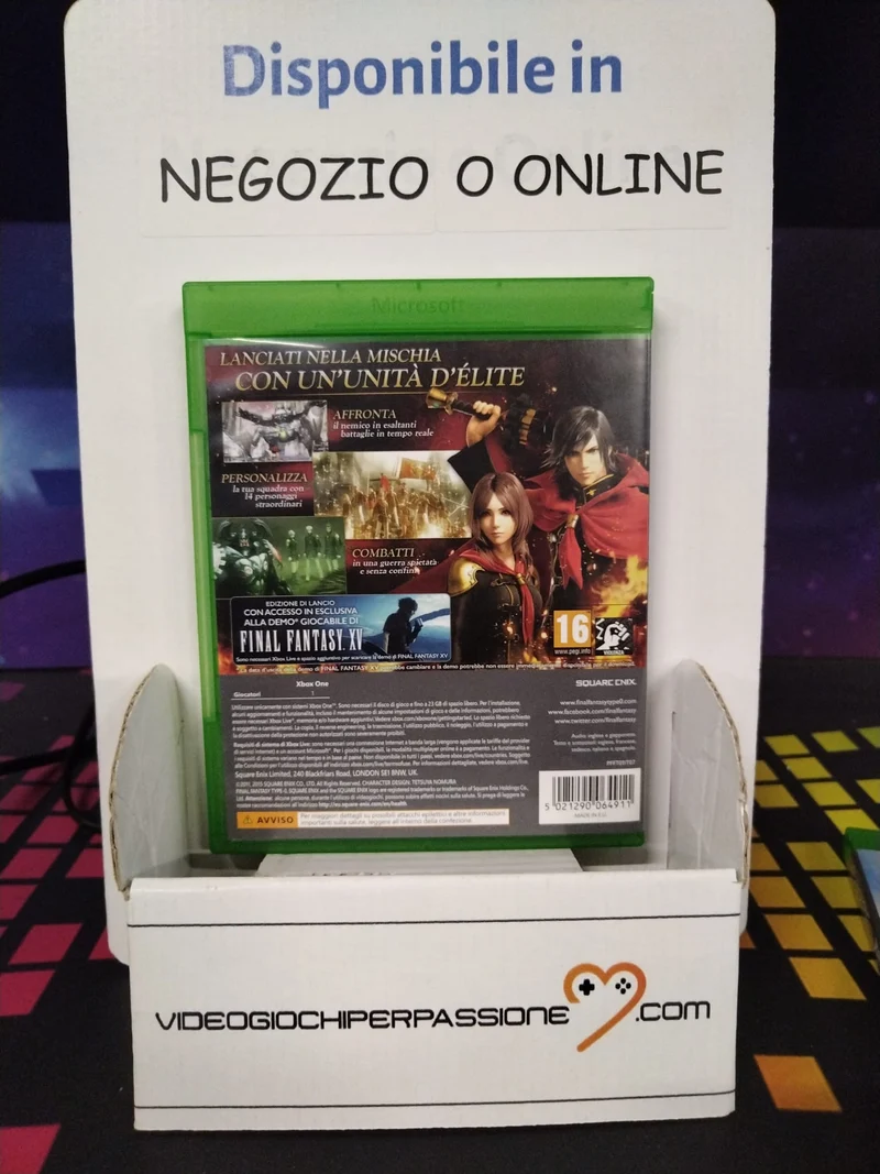 FINAL FANTASY TYPE-0 HD XBOX ONE VERSIONE ITA.(usato garantito)