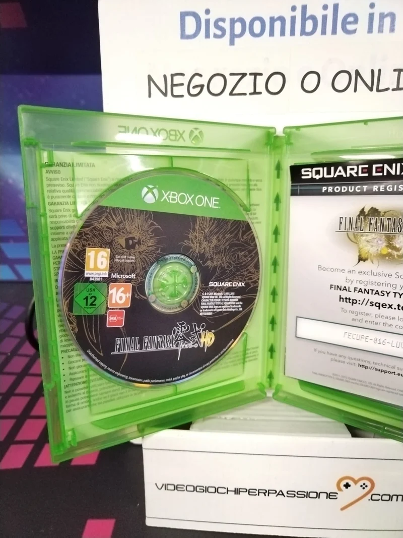 FINAL FANTASY TYPE-0 HD XBOX ONE VERSIONE ITA.(usato garantito)