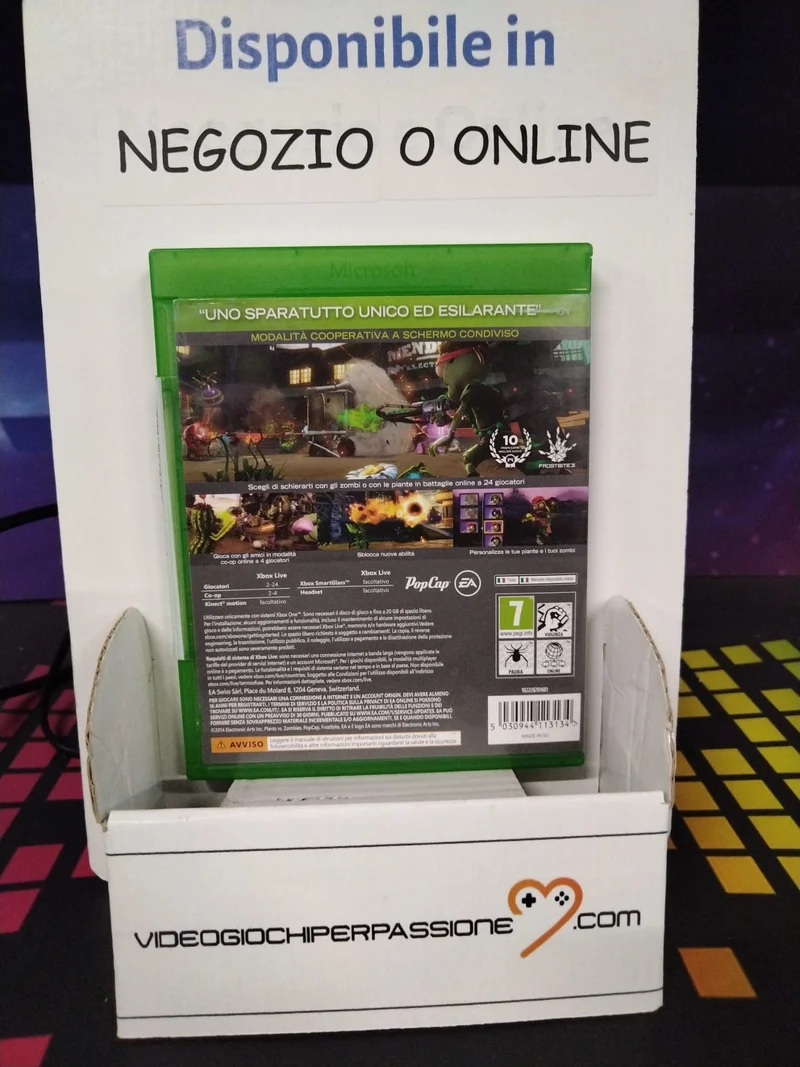 PLANTS VS ZOMBIES GARDEN WARFARE XBOX ONE(usato garantito)