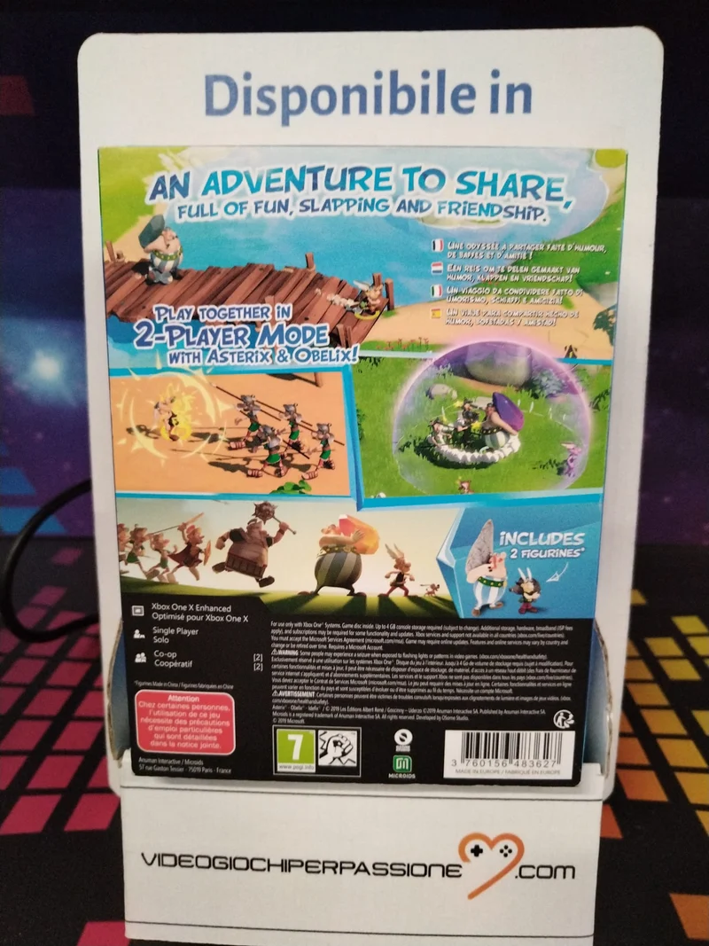 ASTERIX & OBELIX XXL3 – THE CRYSTAL MENHIR – LIMITED EDITION XBOX ONE EDIZIONE EUR.(usato garantito)
