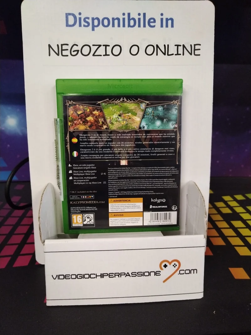 DUNGEONS 3 XBOX ONE EDIZIONE ITA. SPA.(usato garantito)