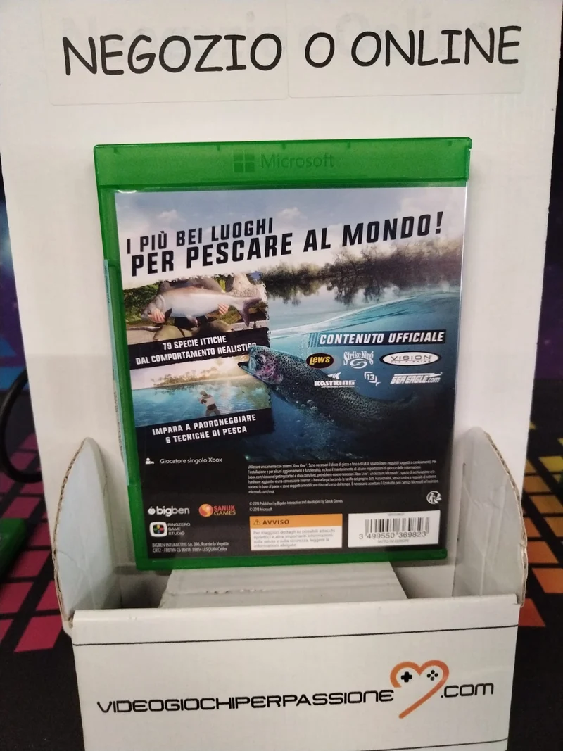 PRO FISHING SIMULATOR XBOX ONE (versione italiana)(usato garantito)