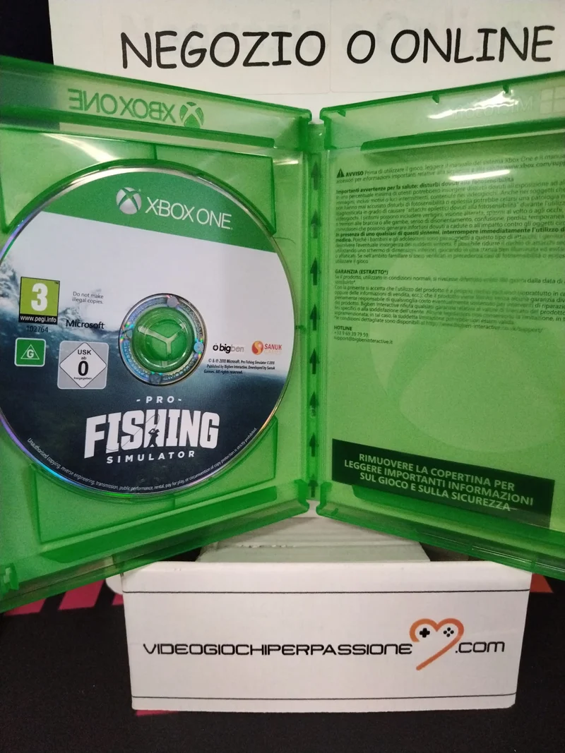 PRO FISHING SIMULATOR XBOX ONE (versione italiana)(usato garantito)