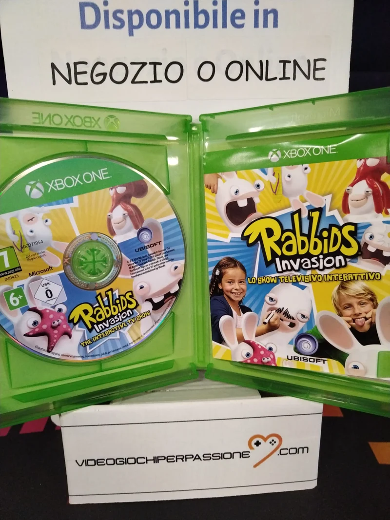 RABBIDS INVASION LO SHOW TELEVISIVO INTERATTIVO XBOX ONE (versione italiana)(usato garantito)