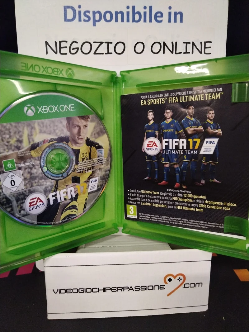 FIFA 17 XBOX ONE VERSIONE ITA. (usato garantito)