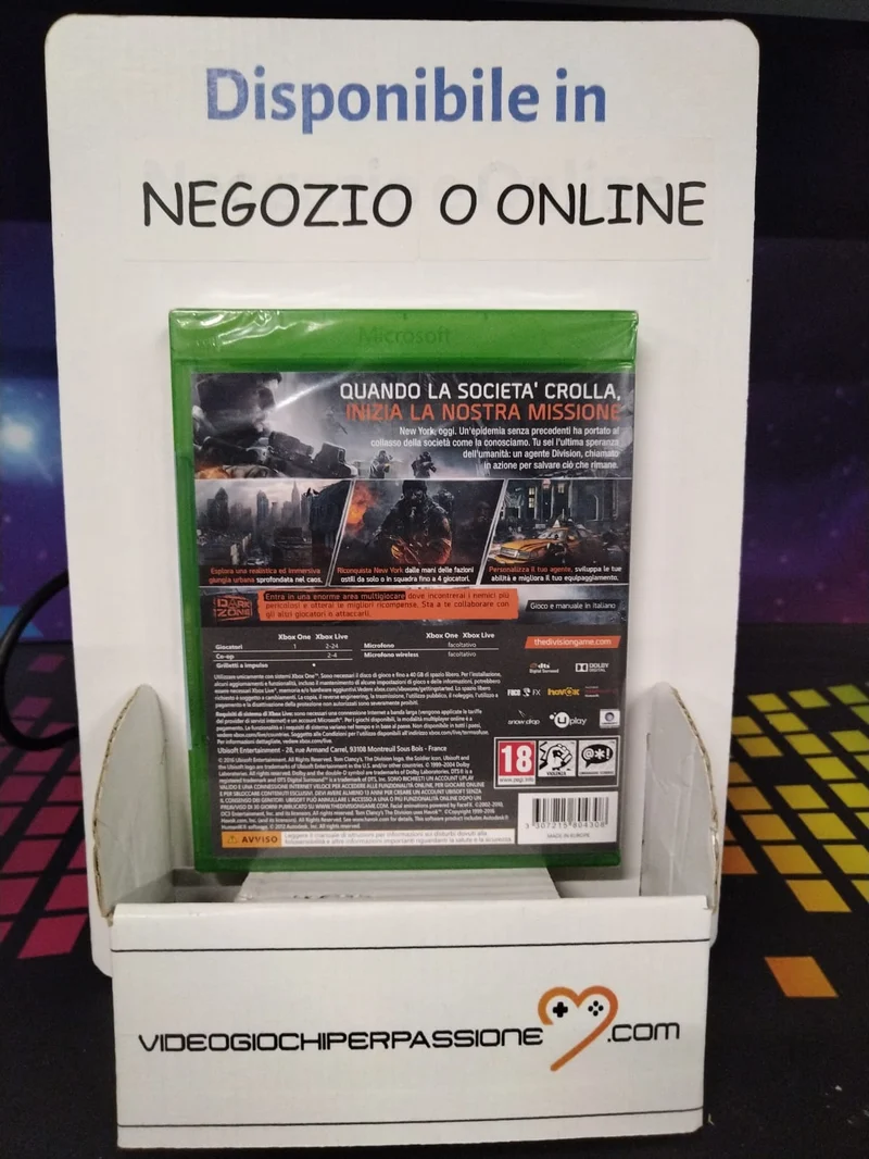 TOM CLANCY'S THE DIVISION XBOX ONE versione italiana