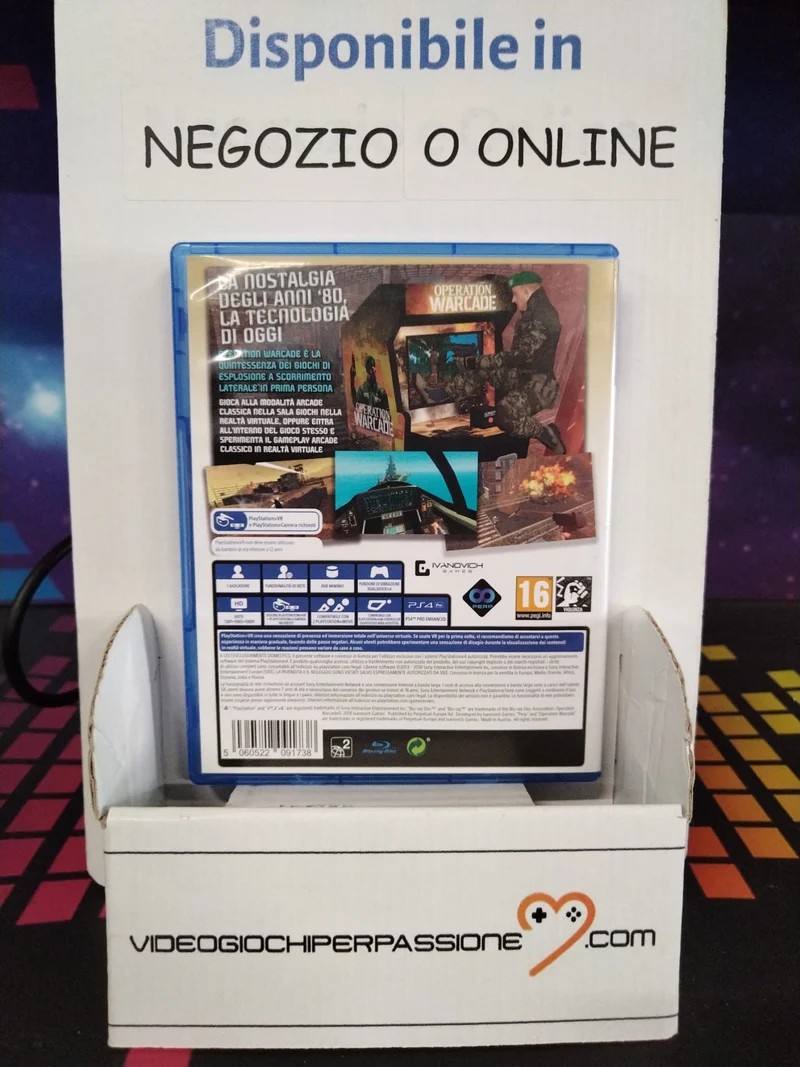 OPERATION WARCADE PS4 PLAISTSTION VR (usato garantito)