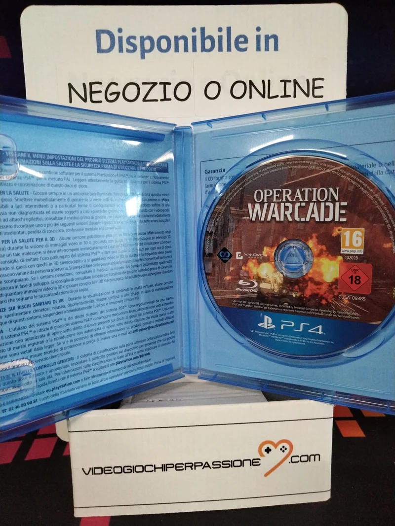 OPERATION WARCADE PS4 PLAISTSTION VR (usato garantito)