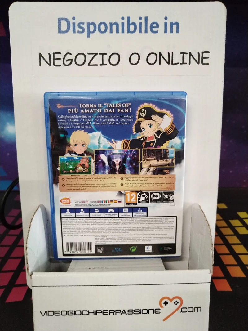 TALES OF VESPERIA: DEFINITIVE EDITION PS4 -(usato garantito) Edizione ITALIANA