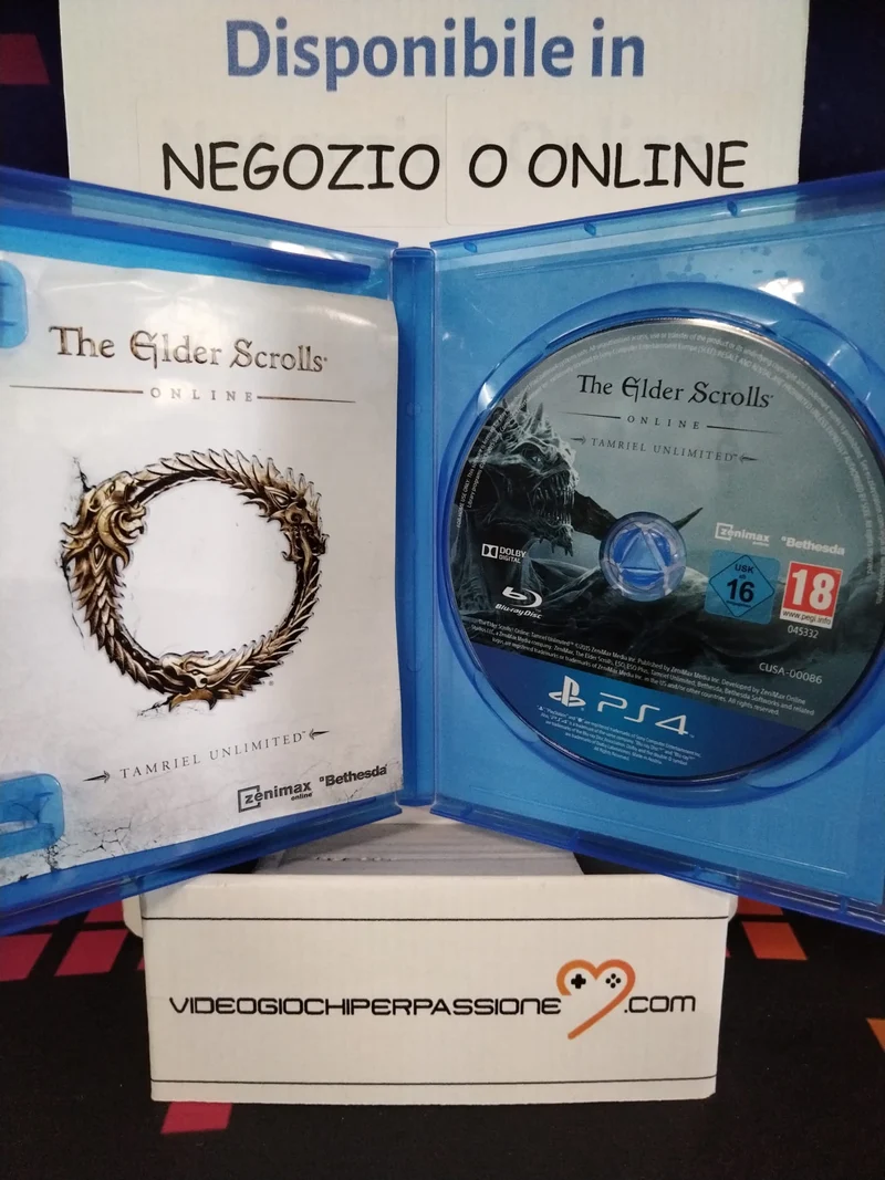 THE ELDER SCROLLS ONLINE- PLAYSTATION 4 EDIZIONE REGNO UNITO (usato)