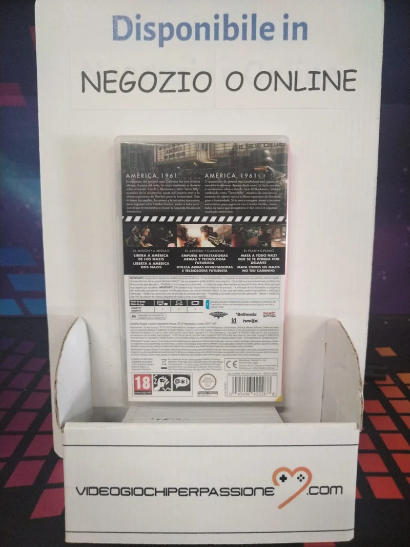 Wolfenstein II: The New Colossus - Nintendo Switch Edizione SPAGNOLA (usato garantito)