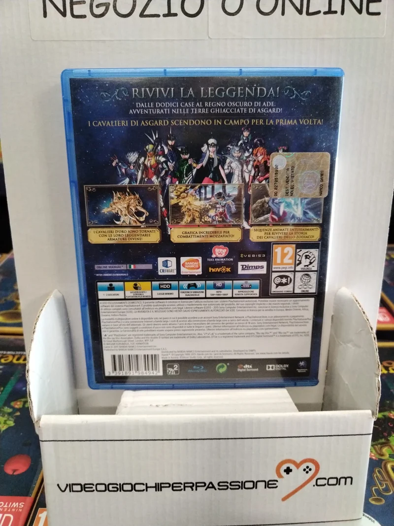 Saint Seiya Soldiers' Soul - I cavalieri dello zodiaco -PS4 VERSIONE ITA. (usato garantito)