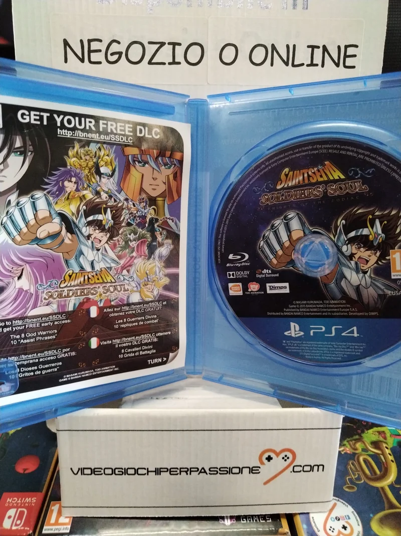 Saint Seiya Soldiers' Soul - I cavalieri dello zodiaco -PS4 VERSIONE ITA. (usato garantito)