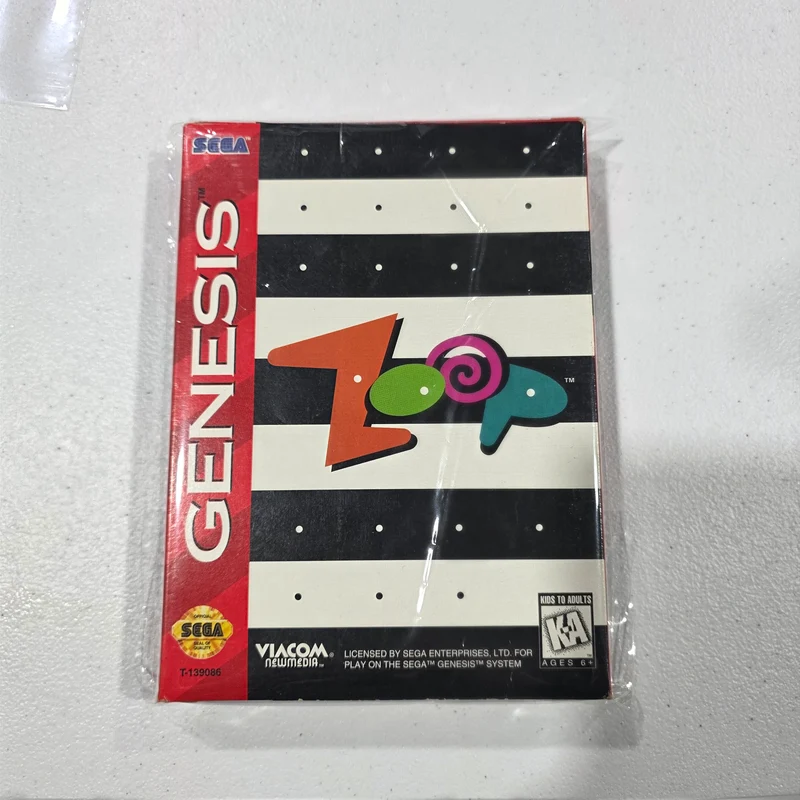 Zoop Cardboard Box - Sega Genesis