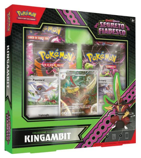 Pokemon Segreto Fiabesco Collezione Illustrazione Kingambit Edizione Italiana