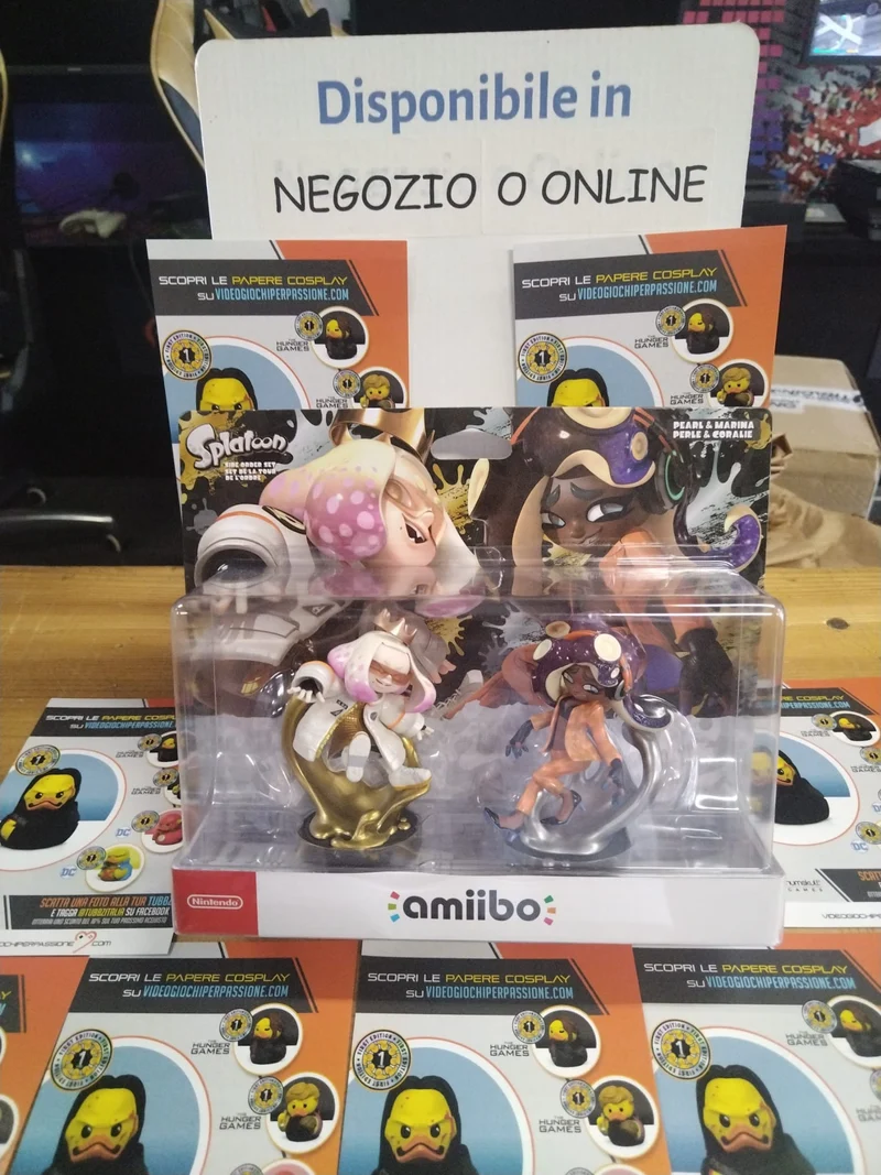 Nintendo Amiibo Set – Torre dell'Ordine Alga e Nori - Splatoon Collection
